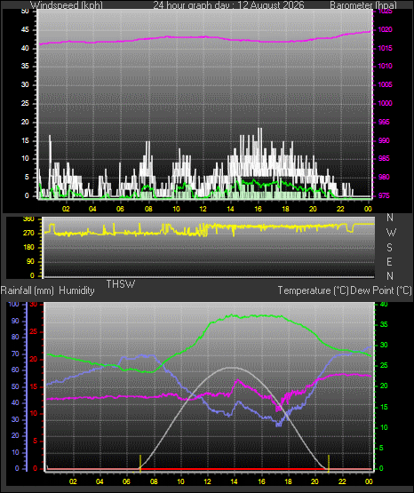 24 Hour Graph for Day 12