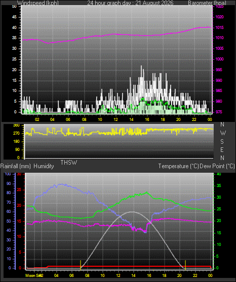 24 Hour Graph for Day 21