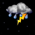 Lluvia débil, Tormenta Lluvia débil, Tormenta