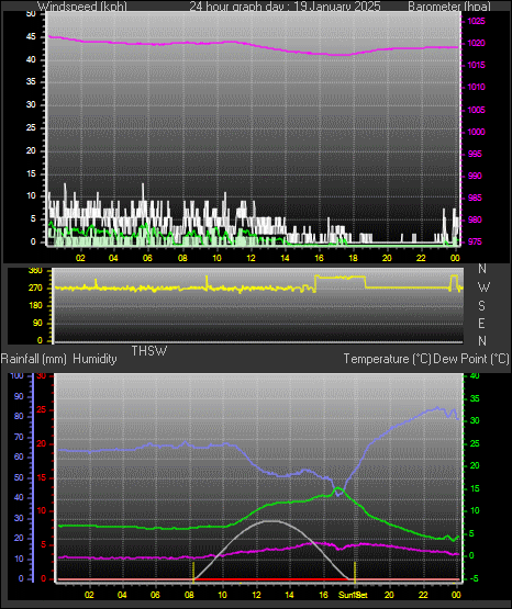 24 Hour Graph for Day 19
