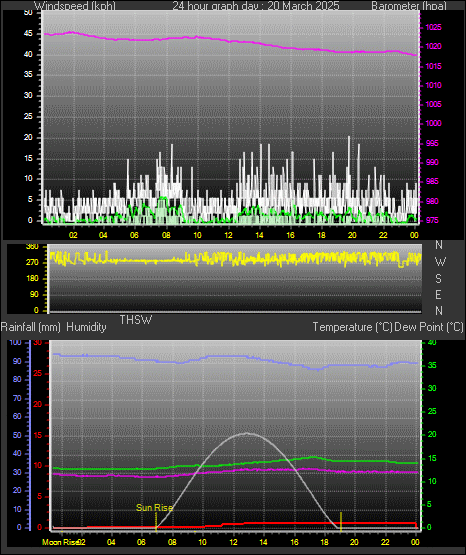 24 Hour Graph for Day 20