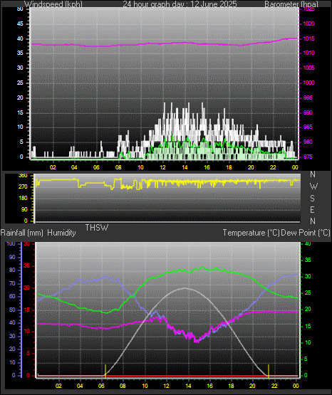 24 Hour Graph for Day 12