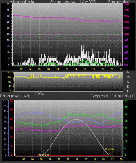 24 Hour Graph for Day 11