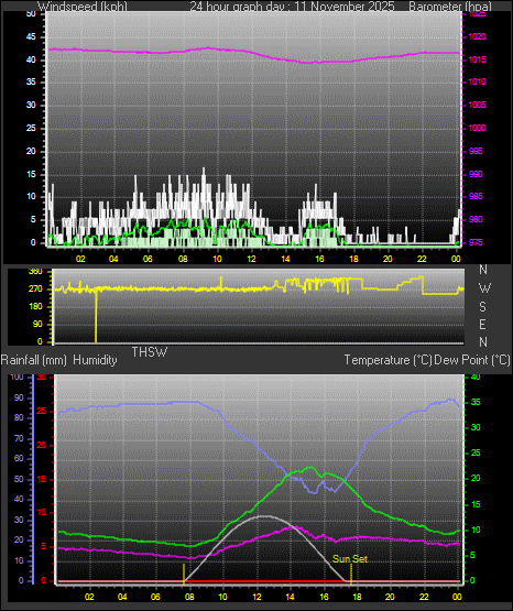 24 Hour Graph for Day 11