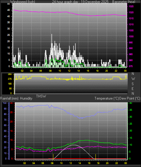 24 Hour Graph for Day 19