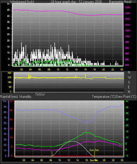 24 Hour Graph for Day 12