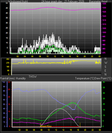 24 Hour Graph for Day 21