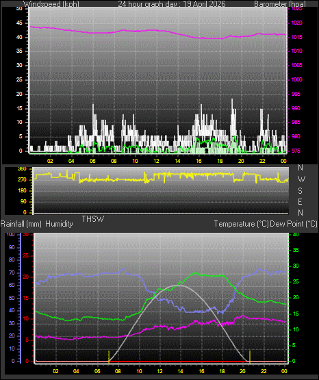 24 Hour Graph for Day 19