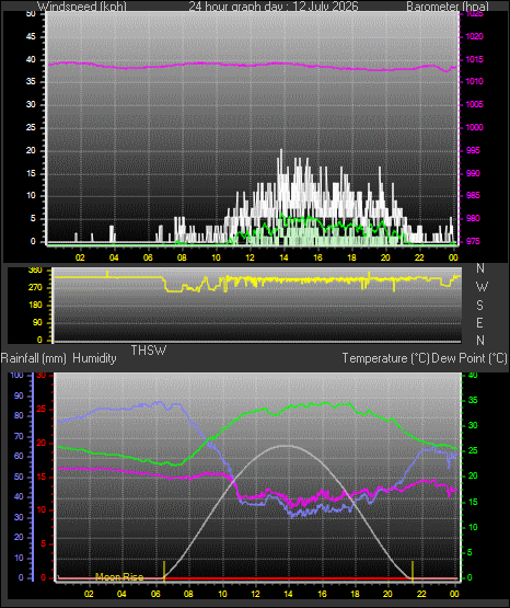 24 Hour Graph for Day 12