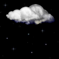 mostly clear -  Towering cumulus clouds observed